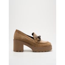 REGARD - Mocassins beige en cuir - Femme - Taille 38 - Modz