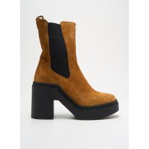 M.MOUSTACHE - Bottines/Boots marron en cuir - Femme - Taille 40 - Modz