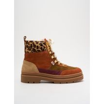 M.MOUSTACHE - Bottines/Boots marron en cuir - Femme - Taille 36 - Modz