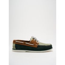 PELLET - Chaussures bâteau vert en cuir - Homme - Taille 44 - Modz