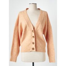 DANIELE FIESOLI - Gilet manches longues orange en merinos - Femme - Taille 38 - Modz