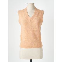 DANIELE FIESOLI - Pull orange en merinos - Femme - Taille 40 - Modz