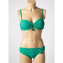 DAG ADOM - Maillot de bain 2 pièces vert en polyamide - Femme - Taille 40 - Modz