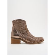 MYMA - Bottines/Boots or en cuir - Femme - Taille 39 - Modz