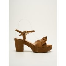 SOFIA COSTA - Sandales/Nu pieds marron en cuir - Femme - Taille 37 - Modz