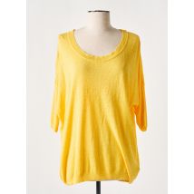 POLES - Pull jaune en viscose - Femme - Taille 44 - Modz