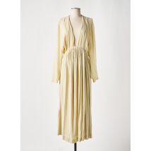 KARMA KOMA - Robe longue beige en lin - Femme - Taille 40 - Modz