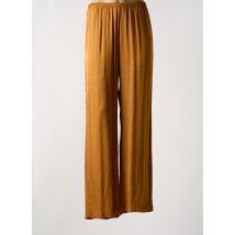 PENN & INK N.Y - Pantalon large marron en viscose - Femme - Taille 34 - Modz