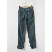 CLOSED - Pantalon droit vert en coton - Femme - Taille W24 - Modz