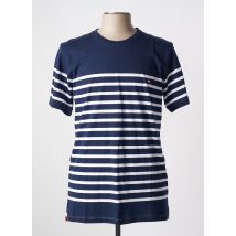 LA MARINIÈRE FRANÇAISE - T-shirt bleu en coton - Homme - Taille L - Modz