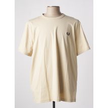 FRED PERRY - T-shirt beige en coton - Homme - Taille XXL - Modz