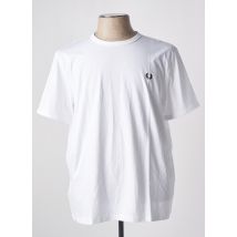 FRED PERRY - T-shirt blanc en coton - Homme - Taille 3XL - Modz