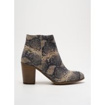 ALIWELL - Bottines/Boots gris en cuir - Femme - Taille 36 - Modz