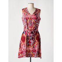 COTON DU MONDE - Robe courte rouge en coton - Femme - Taille 42 - Modz