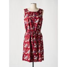 COTON DU MONDE - Robe courte rouge en viscose - Femme - Taille 38 - Modz