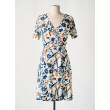 COTON DU MONDE - Robe mi-longue beige en viscose - Femme - Taille 36 - Modz