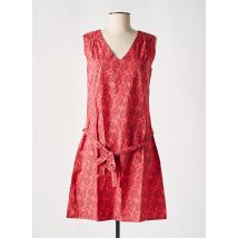 COTON DU MONDE - Robe courte rose en coton - Femme - Taille 44 - Modz