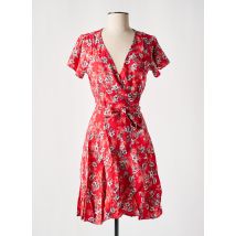 COTON DU MONDE - Robe mi-longue rouge en viscose - Femme - Taille 36 - Modz
