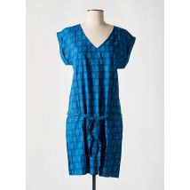 COTON DU MONDE - Robe courte bleu en viscose - Femme - Taille 38 - Modz