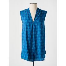 COTON DU MONDE - Blouse bleu en viscose - Femme - Taille 42 - Modz