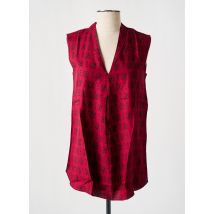 COTON DU MONDE - Blouse rouge en viscose - Femme - Taille 36 - Modz
