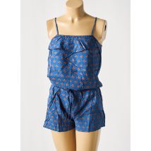 COTON DU MONDE - Combishort bleu en viscose - Femme - Taille 40 - Modz