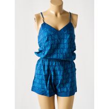 COTON DU MONDE - Combishort bleu en viscose - Femme - Taille 44 - Modz