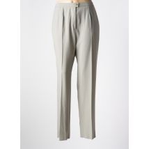KARTING - Pantalon droit gris en polyester - Femme - Taille 48 - Modz