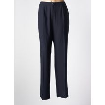 KARTING - Pantalon droit bleu en polyester - Femme - Taille 48 - Modz