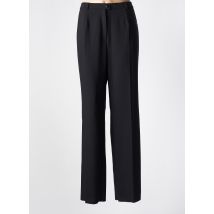 KARTING - Pantalon droit noir en polyester - Femme - Taille 48 - Modz