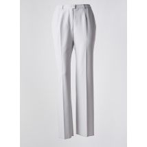 KARTING - Pantalon droit gris en polyester - Femme - Taille 38 - Modz