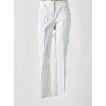 PAUSE CAFE - Pantalon droit beige en coton - Femme - Taille 42 - Modz