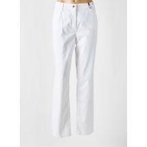 GARDEUR - Pantalon droit blanc en coton - Femme - Taille 46 - Modz