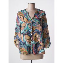 GRIFFON - Chemisier bleu en polyester - Femme - Taille 40 - Modz
