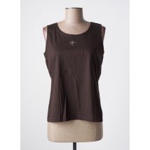 BARBARA LEBEK - Débardeur marron en coton - Femme - Taille 40 - Modz