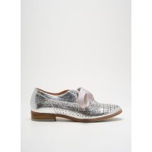 FUGITIVE BY FRANCESCO ROSSI - Derbies argent en textile - Femme - Taille 38 - Modz