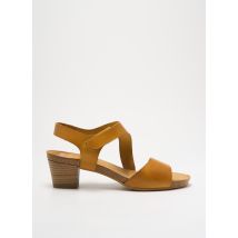 XAPATAN - Sandales/Nu pieds jaune en cuir - Femme - Taille 37 - Modz