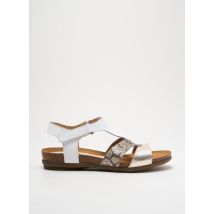 XAPATAN - Sandales/Nu pieds or en cuir - Femme - Taille 38 - Modz