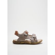 BOPY - Sandales/Nu pieds gris en cuir - Garçon - Taille 31 - Modz