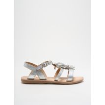 LILYBELLULE - Sandales/Nu pieds argent en cuir - Fille - Taille 32 - Modz