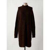VILA - Robe longue marron en polyester - Femme - Taille 36 - Modz