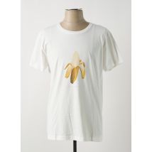 BASK IN THE SUN - T-shirt blanc en coton - Homme - Taille L - Modz