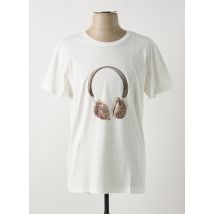 BASK IN THE SUN - T-shirt blanc en coton - Homme - Taille XL - Modz