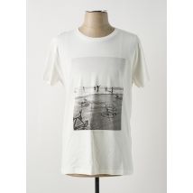 BASK IN THE SUN - T-shirt blanc en coton - Homme - Taille XXL - Modz