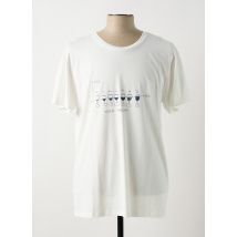 BASK IN THE SUN - T-shirt blanc en coton - Homme - Taille XL - Modz