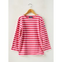SAINT JAMES - T-shirt rose en coton - Fille - Taille TU - Modz