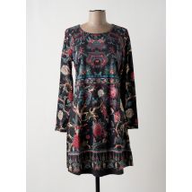 MULTIPLES - Robe courte noir en polyester - Femme - Taille 36 - Modz