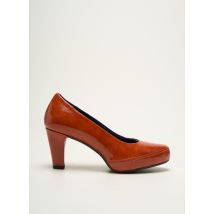 DORKING - Escarpins orange en cuir - Femme - Taille 40 - Modz
