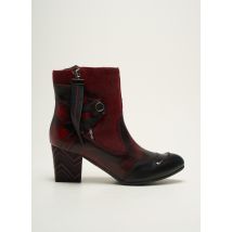 MACIEJKA OBUWIE - Bottines/Boots rouge en cuir - Femme - Taille 36 - Modz