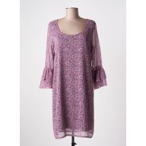 MULTIPLES - Robe courte violet en polyester - Femme - Taille 52 - Modz